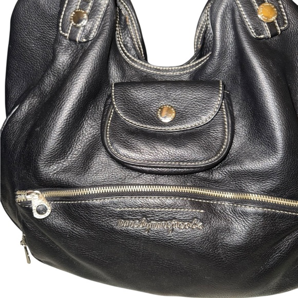 Marc by Marc Jacobs Black Pebble Leather Shoulder Bag - Picture 7 of 16
